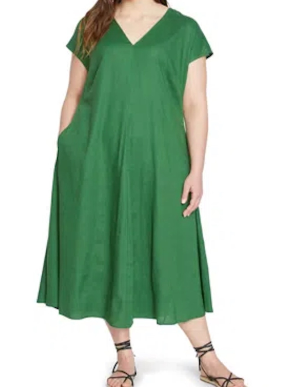 Universal Standard Louvre Back Bow Swing Dress - Size 10-12